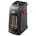 Ontel Handy Heater Deluxe with Remote | 400 Watt Plug-In Personal Heater | Compact Design | Quick and Easy Heat | Digital Display | Great for Travel | On/Off with Timer