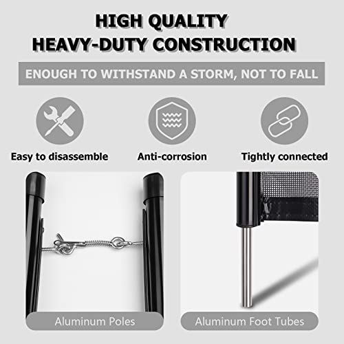 image for Funmit Pool Fence 4’ x 96’, Removable Child Safety Pool Fencing fo
