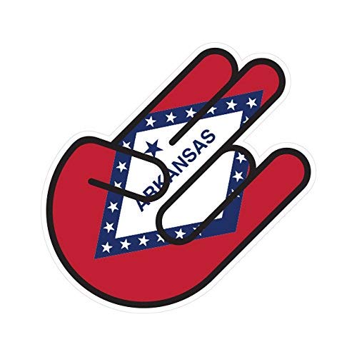 Arkansas Shocker Sticker Die Cut Decal Vinyl Made in USA