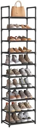 SONGMICS Shoe Rack, 10-Tier Shoe Shelf, Shoe Storage Organizer, 1...