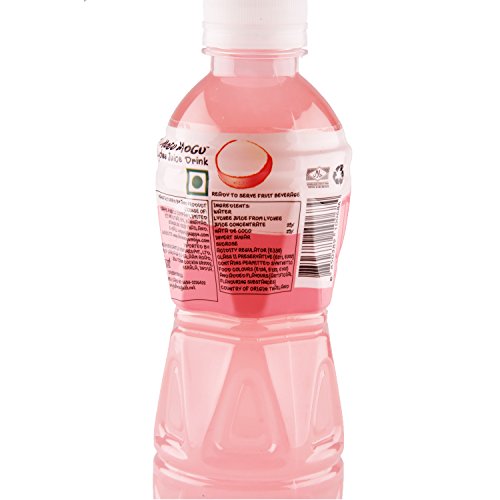 Image of Mogu Mogu Juice - Lychee, 300ml Bottle