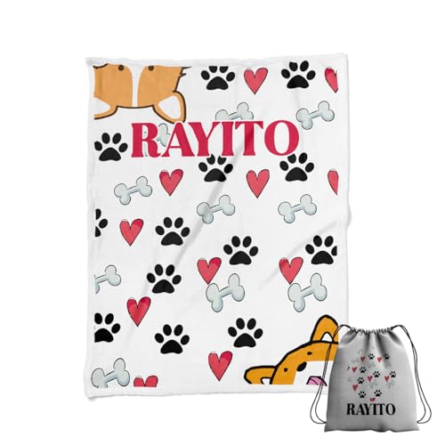 ZPUBLI+ Manta Personalizada con Nombre y Texto. Regalo Original para Mascotas, Perros, Gatos, Hurones. Manta Invierno Suave y Duradera. (Modelo 9) ZPUBLI+ Manta Personalizada con Nombre y Texto. Regalo Original para Mascotas, Perros, Gatos, Hurones. Manta Invierno Suave y Duradera. (Modelo 9)