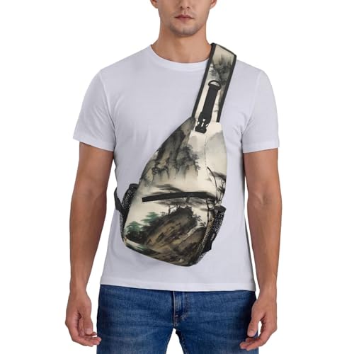 Bolso Cruzado Hombre Esligna Bandolera Estilo Pintura miniatura 2
