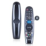 Magic Replacement for LG TV Remote with Voice and Pointer Function，AKB75855501 and MR20GA for LG Smart TV Remote（OLED/NANOCELL/ 4K UHD Models with Netflix and Prime Video Hot Keys,Google/Alexa