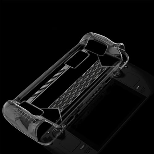Clear Protective Case for Steam Deck OLED, TPU Soft Cover Sleeve Cooling Transparent Anti-drop Case for Steam Deck OLED Protector (Transparent) - Image 4