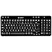 Price comparison product image Logitech K360 Compact Wireless Keyboard for Windows, QWERTZ German Layout - Black