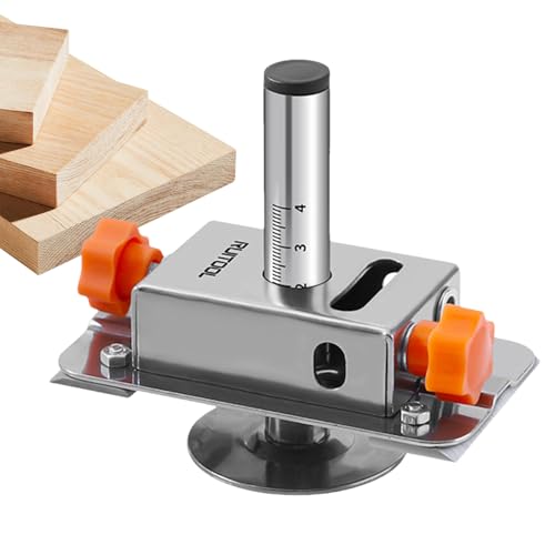 スクライブツールの木工 - 木工スクライビングゲージ, ステンレス鋼マルチ機能スクライブゲージ、構造マーキングスクリバー、精密調整可能なレイアウトゲージ|壁タイル用のプロの大工スクライブツール