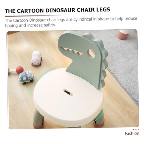 Chaise dinosaure dossier ergonomique STOBAZA verte - 5