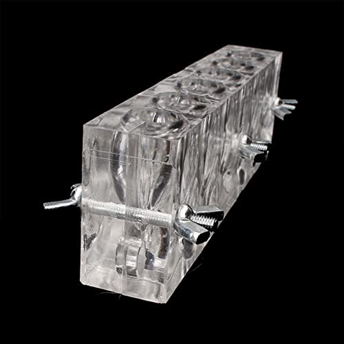 Moule conique acrylique transparent 10 grilles sans bulle - 5