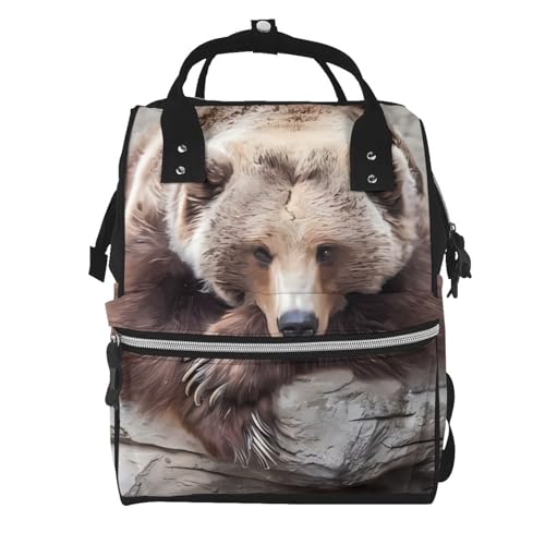 Sac à dos à langer imperméable et multifonction grande capacité