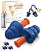 Senner ® WorkPro Strong | Tappi per lavorare - Ideali per fonti di rumore elevato - Protezione uditiva sul lavoro e a casa - 3 paia extra, cordino in nylon e contenitore in alluminio immagine