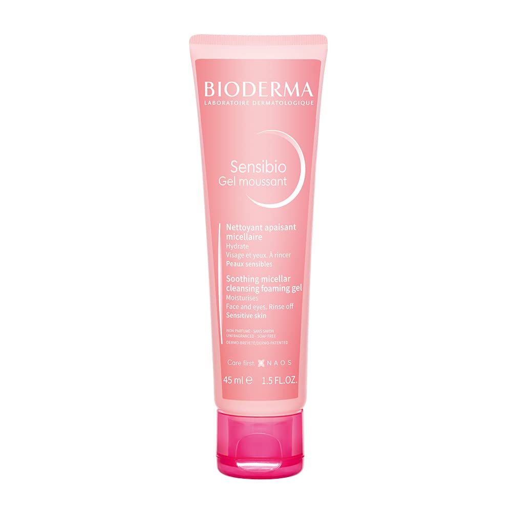 Bioderma Sensibio Gentle Soothing Micellar Cleansing Foaming Gel For Sensitive Skin(45ml)