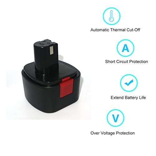 Image of Battery 12v 2Ah Replace for Lincoln Power Luber Grease Gun 1200 1201 1242 1244