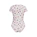 Somniumnight Adult Onesie Pjs for Women: Cute Lounge Bodysuit & Romper with Snap Crotch - Soft & kawaii Pajamas with Short Sleeves - Girlfriend & Wife Gift for Casual Wear White L
