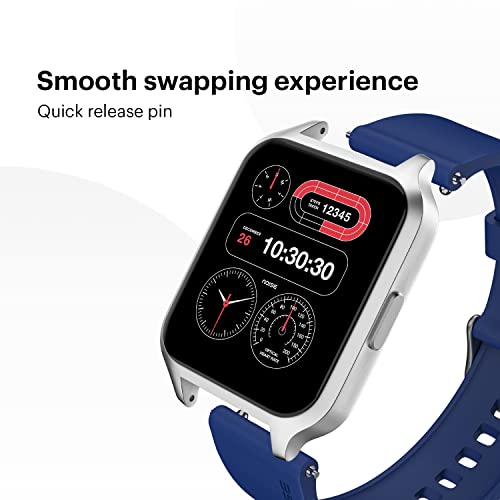 Image of Noise 22 MM Silicone Smartwatch Strap - Red - Compatible with ColorFit Ultra, ColorFit Pro 3 /Assist, ColorFit Nav /Nav+, NoiseFit Endure, NoiseFit Fusion, NoiseFit Evolve