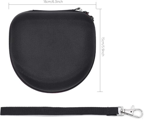 Image of VERTUS Wired Mouse Storage Case, Portable Gadget Organiser Case | Storage Organizer Bag for Adapters, Power Bank, USB Flash Drive, Cable, Charger, Wireless Mouse, Headphones, Portable SSD (Black)