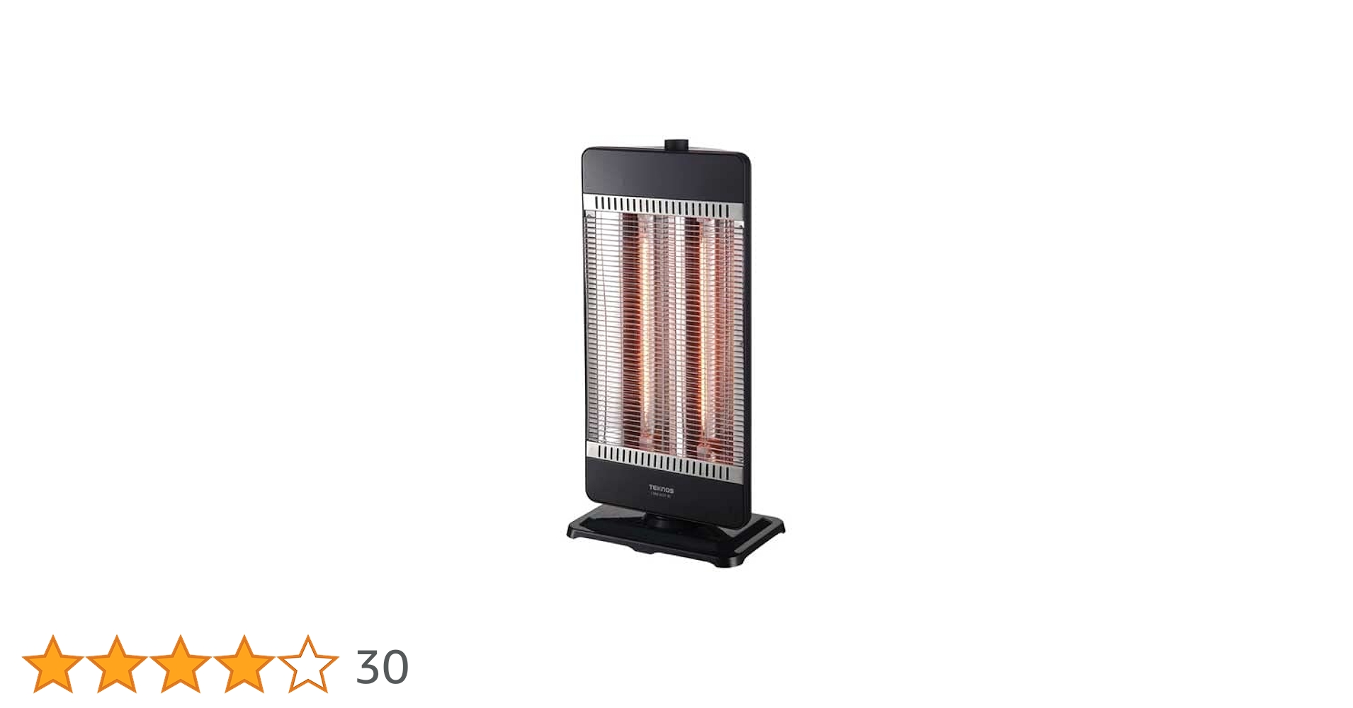Amazon | TEKNOS カーボンヒーター2灯 900W,400W ブラック CHM
