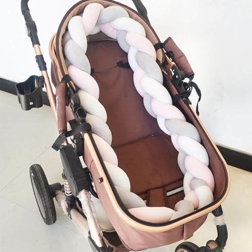 Trenza cuna protector de 300cm y 400cm chichonera para bebé 6