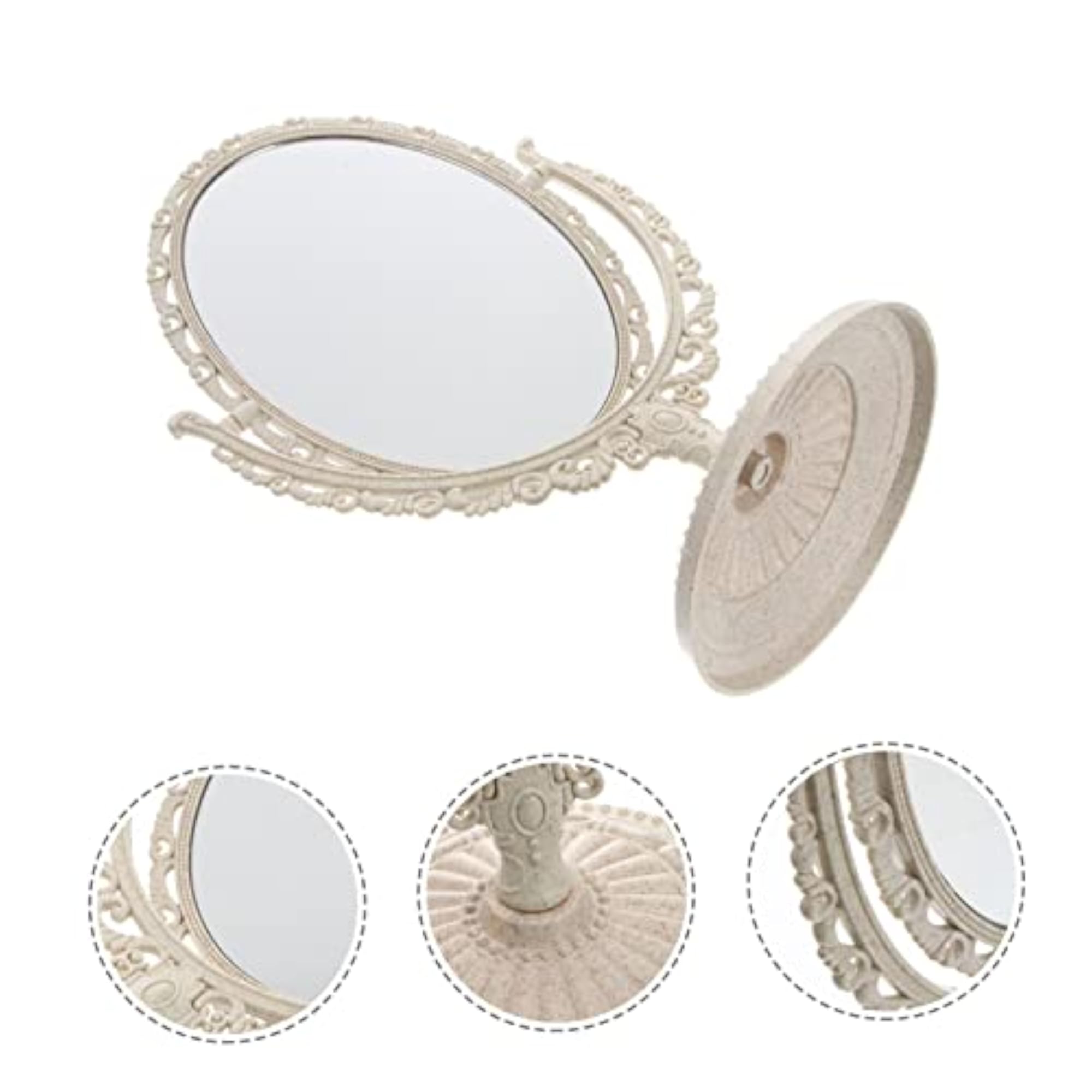 Tabletop Double Sided Vanity Mirror, 2X Magnifying