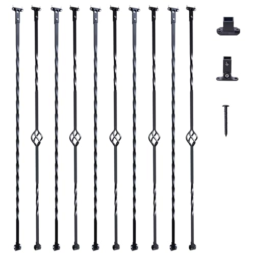 Robusto e durevole: gli alberi delle balaustre sono realizzati in resistenti tubi di acciaio zincato, con uno spessore di 0,06''/1,5 mm. Sono altamente resistenti all'usura, crepe e ruggine.