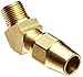 EATON Weatherhead 1380X6X6 Air Brake Tubing, 45 Degree Elbow, Male Elbow to Male Pipe Thread, 3/8" Tube OD, 3/8" Male Pipe Thread