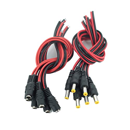 Câbles d'alimentation 12V CC adaptateur caméra vidéosurveillance jack 5.5