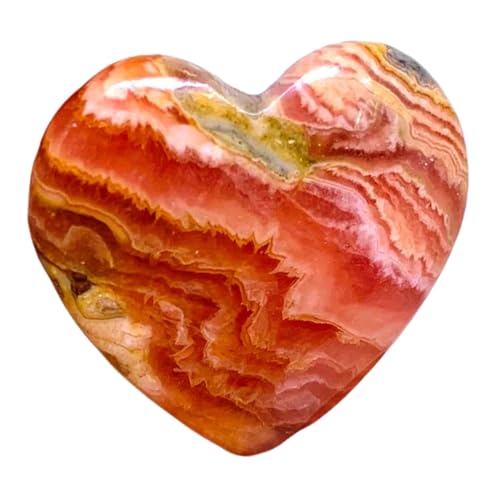 Rhodochrosite cabochon cœur gemme naturelle pour bague et collier