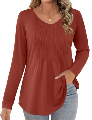 Save on JUSTFASHIONNOW Long Sleeve Tunic Tops with Code DV59QYA9