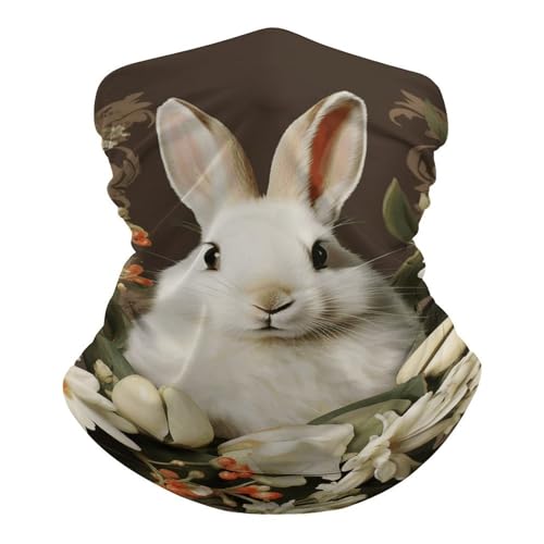 Lipstick Pattern Neck Gaiter Face Cover Scarf, Breathable Sun Balaclava for Skiing Fishing Hiking Cycling