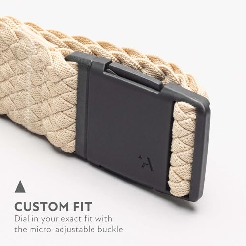Image of Arcade Belts Futureweave Braided Woven Belt for Men and Women, 4 Way Stretch Elastic, Metal Free Buckle, Unisex
