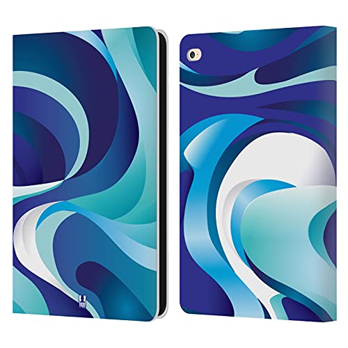 Head Case Designs Hidronación Canicas Carcasa de Cuero Tipo Libro Compatible con Apple iPad Air 2 (2014)