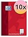 Produktbild Oxford 100061259 Vokabel-Collegeblock Schule als 10er Pack im Format A4 mit 2 Spalten Vokabellineatur 50 Blatt gelocht und perforiert