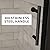 Royal Guard 24"-25.4" W x 72" H Frameless Pivot Shower Door,Swing Shower Glass Doors with 1/4"(6mm) Clear SGCC Tempered Glass,Reversible Installtion,Matte Black