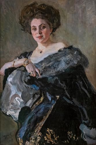 Affiche Toile Valentin Serov Portrait Evdokiya Morozova pour Déco Salon 60x90cm