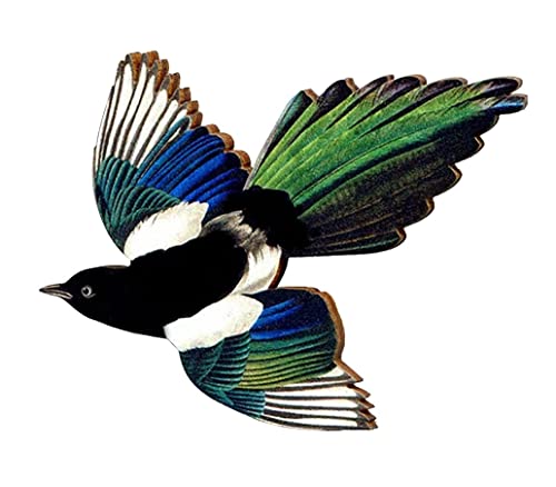 Broche pull en bois LZRHJN, un bijou oiseaux aux finitions soignées pour femme