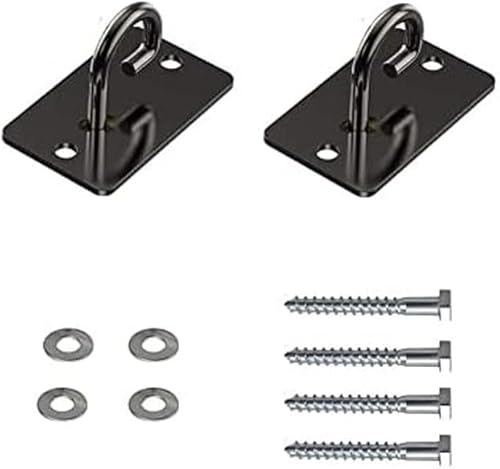 Banda de resistencia resistente de 300 libras, anclaje de pared negro para entrenamiento de pared para gimnasio en casa, entrenamiento de fuerza,