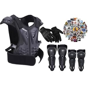 Kids Dirt Bike Gear,Kids Motorcycle Gear,Youth Chest Protector With Elbow Knee Shin Pad And Gloves, Motocross Protective Gear, Dirtbike Full Body Protection Suit 1 41adjjeunml. sl500 . ss300