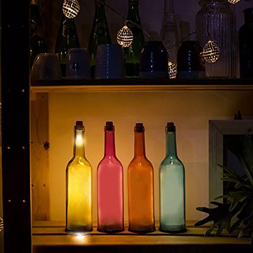 Pack of 3 USB Cork Bottle Lights Rechargeable Wine Bottle Cork Light Copper Wire Fairy Cork Lights Party Wedding Home Table Decor