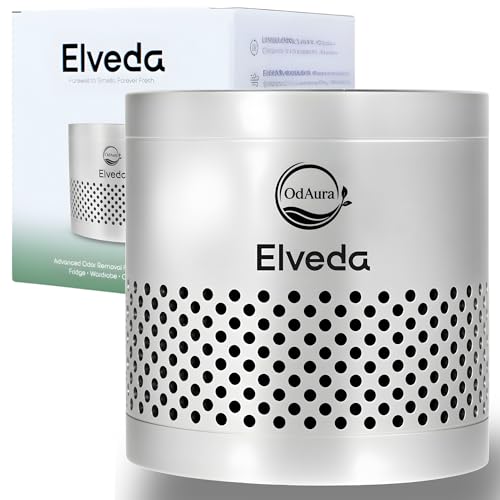 Elveda, Refrigerator Deodorizer odor eliminator for home. Lasts 10 years. Fridge, closet, pantry,...