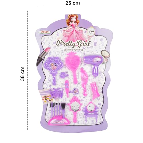 Image of Asian Pretty Girl Makeup & Adore Set - Kids Cosmetic Play Kit for Girls | Pretend Makeup, Jewelry & Dress-Up Fun | for Ages 3+