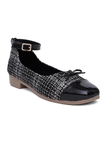 Image of TRYME Women's Slingback Ballet Flats | Closed Toe Casual Ballerina Shoes with Adjustable Strap, Cushioned Insole, Elegant Office Fashion Footwear