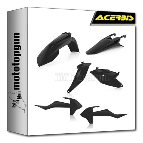 Cache carénage noir plastique moto Acerbis compatible KTM SX 85 2018