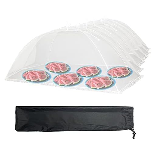 Pop-Up Mesh Food Covers for Outdoor Dining
