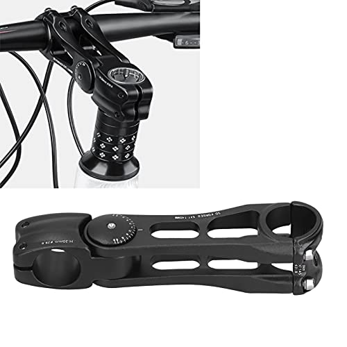 Tefola Mountainbike-Vorbau aus Aluminiumlegierung, Verstellbarer Fahrradvorbau Fahrradwinkel Verstellbarer Lenkervorbau 31,8 x 145 mm Cover
