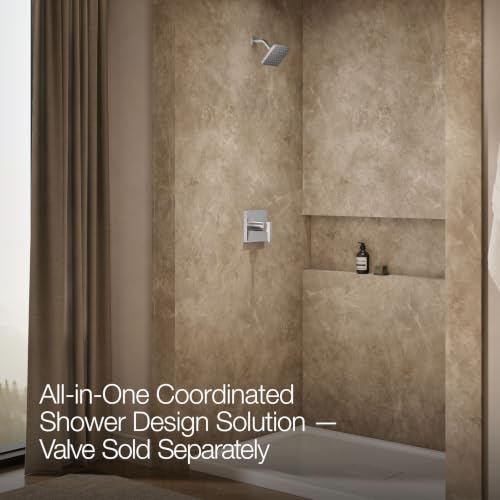 Kohler TS99764-4-CP Honesty Shower Trim-Lever Rite-Temp Valve Handle and 2.0 Gpm Showerhead, Polished Chrome by Kohler - Used condition - Image 5