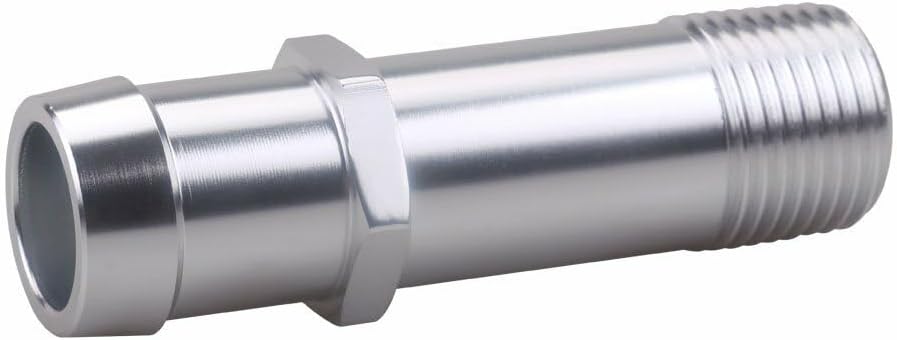 2pc Heater Hose Fitting 3/4" Water Pump 5/8" 90° Intake for Chevy SBC V8 Engines