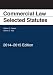 Warren and Walt's Commercial Law: Selected Statutes, 2014-2015
