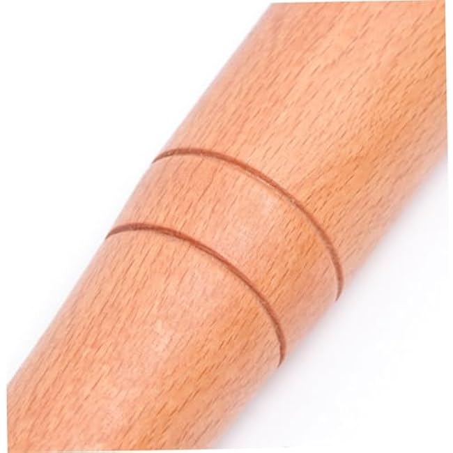 ABOOFAN 2pcs Wooden Garlic Stick Pounder Spice Pestle and Garlic Mincer Grind Tools Tamper Garlic Press Muddler Tool Pounder for Food Seasoning Pounding Cooking Kitchen