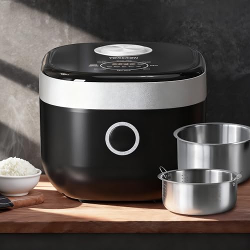 YOKEKON Stainless Steel Rice Cooker