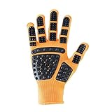 YUNGYE Pet Comb Grooming Deshedding Glove Tierhaarentfernung Left Right Hand Gloves Hundebürste Pet Bath Massage Glove (Color : O, Size : Left Hand)